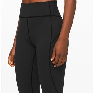 In movement cropped lululemon leggings